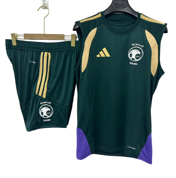 2026-27 Saudi Arabia green vest training Short suit
