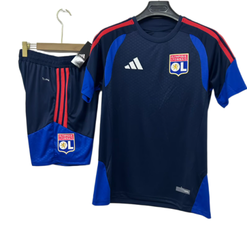 2026-27 Mens  Lyon navy blue Training Short Suit