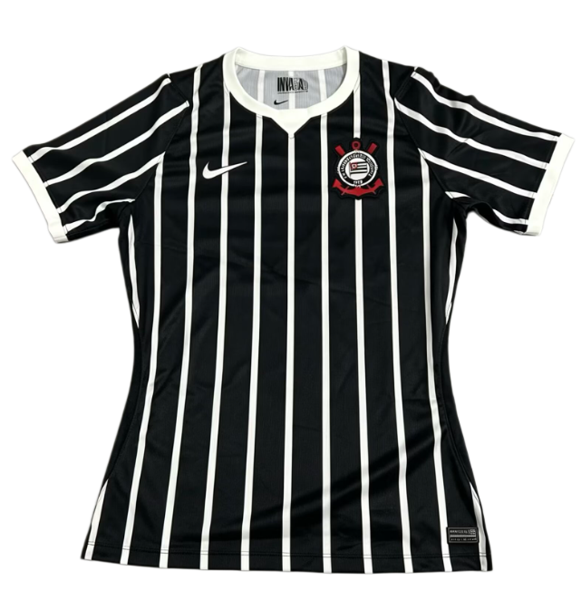 2026-27 Women Corinthians away black  Soccer Jersey