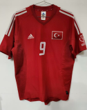 2002 Turkey home retro red Fans Soccer Jersey