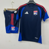 2026-27 Mens  Lyon navy blue Training Short Suit