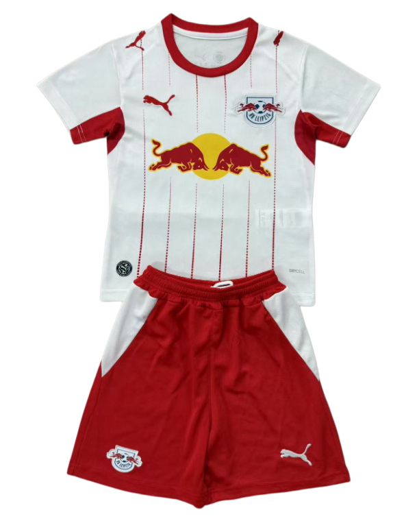 2026-27 Kids RB Leipzig home white soccer jersey