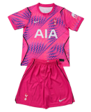 2026-27 Kids Tottenham Hotspur Goalkeeper pink soccer Jersey