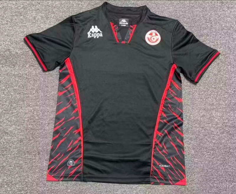 2026-27 Mens Tunisia away black  soccer jersey
