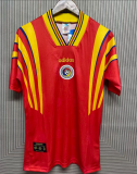1996 Mens Romania red home Retro Soccer Jersey