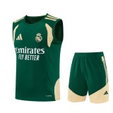 2026-27 Real Madrid green vest Training Short Suit