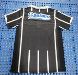 2009 Corinthians Black home Retro Soccer Jersey
