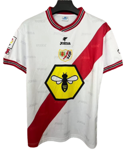 2002-03 Rayo Vallecano Home Retro white Soccer Jersey