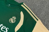 2026-27 Mens Real Madrid  green Training Short Suit