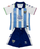 2026-27 Kids Malaga home blue white soccer jersey