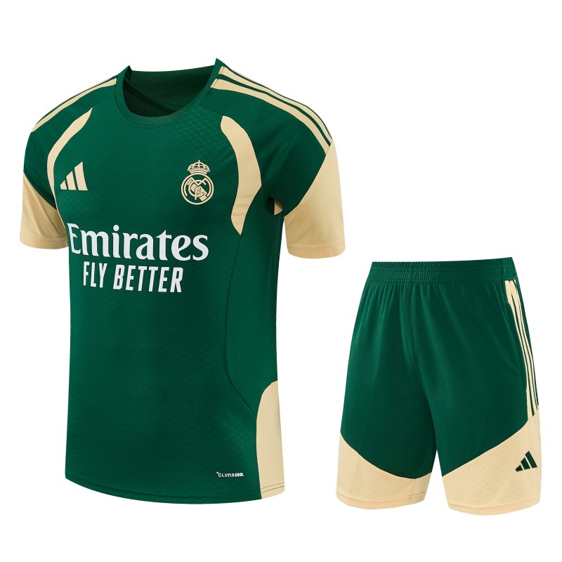 2026-27 Mens Real Madrid  green Training Short Suit