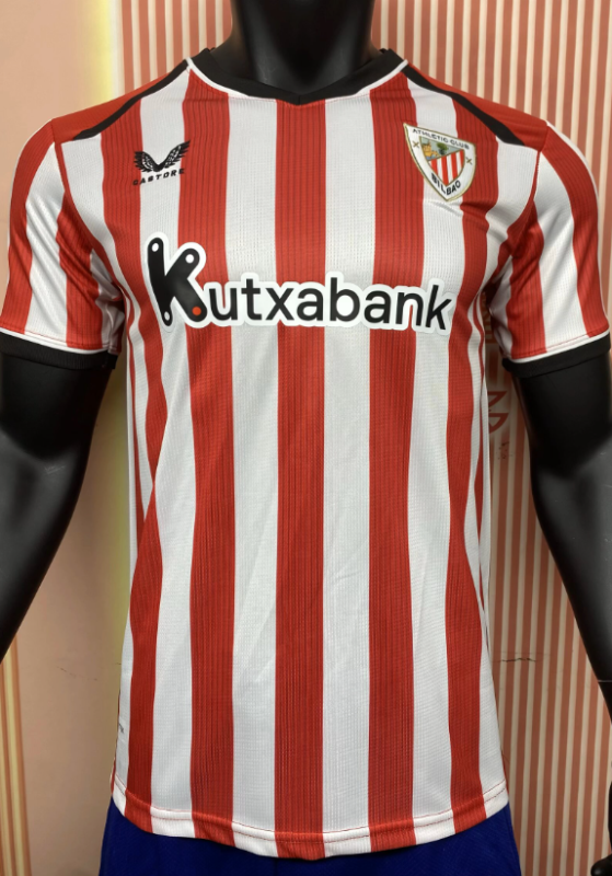 2026-27 Mens Athletic Bilbao red home  Player version  soccer Jersey