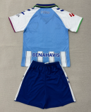 2026-27 Kids Malaga home blue white soccer jersey