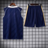 2026-27 Real Madrid  blue vest Training Short Suit