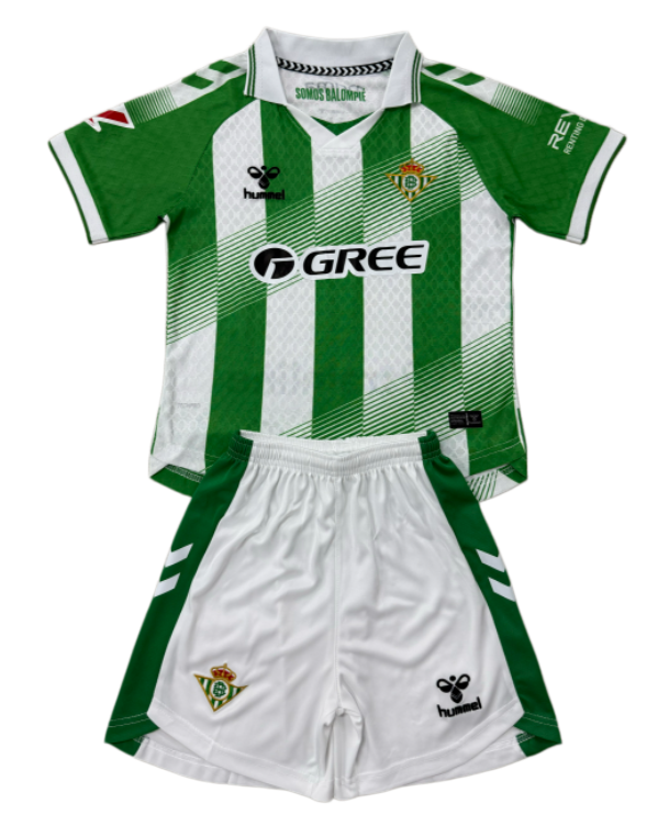 2026-27 Kids  Real Betis home green Soccer Jersey