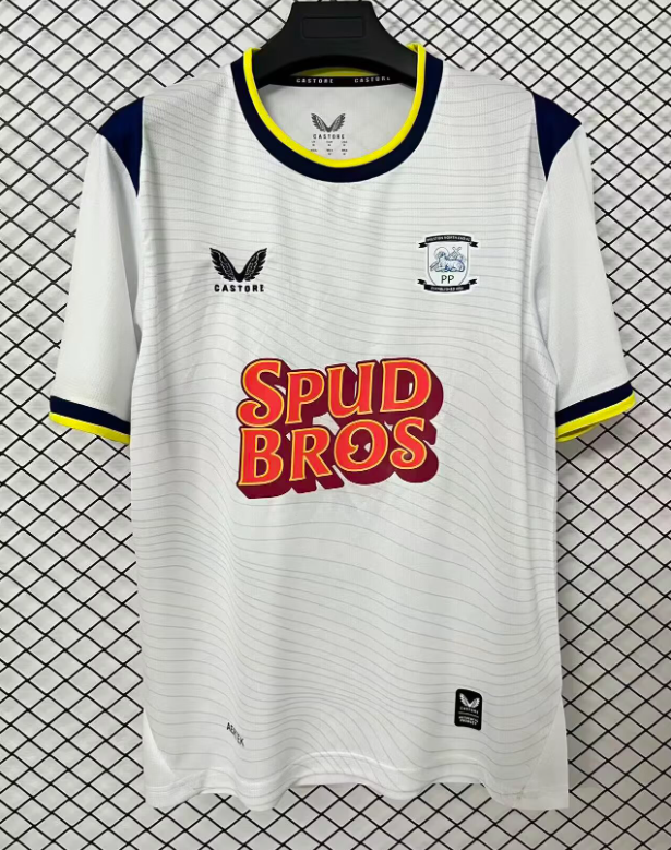 2026-27 Mens Preston North End home white Fans Soccer Jersey