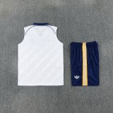 2026-27 Real Madrid  white vest Training Short Suit