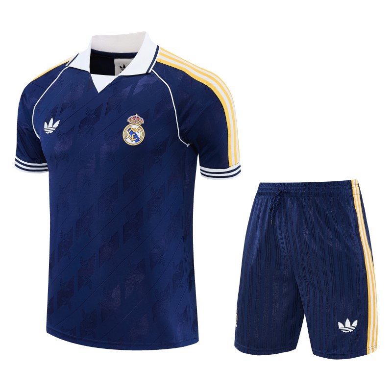 2026-27 Mens Real Madrid blue Training Short Suit