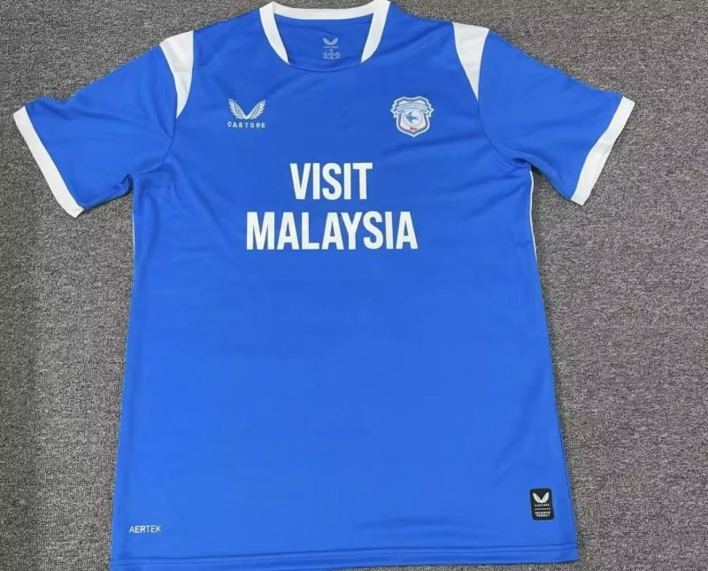 2026-27 Mens Cardiff City home blue soccere jersey