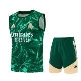 2026-27 Real Madrid camouflage green vest Training Short Suit