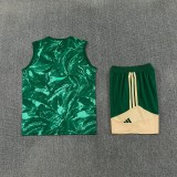 2026-27 Real Madrid camouflage green vest Training Short Suit