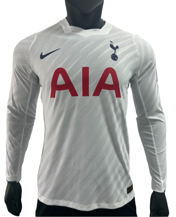 2026-27 Mens Tottenham Hotspur white  Player home Long Sleeve  Soccer Jersey