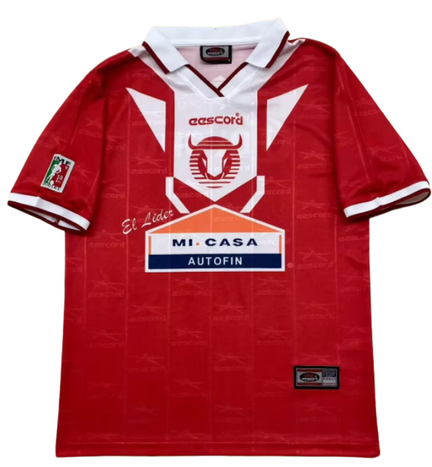 1997-98 Toros Neza home Red Retro Soccer Jersey