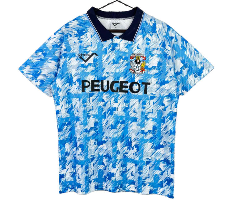1992-94 Coventry City Home Retro blue Soccer Jersey