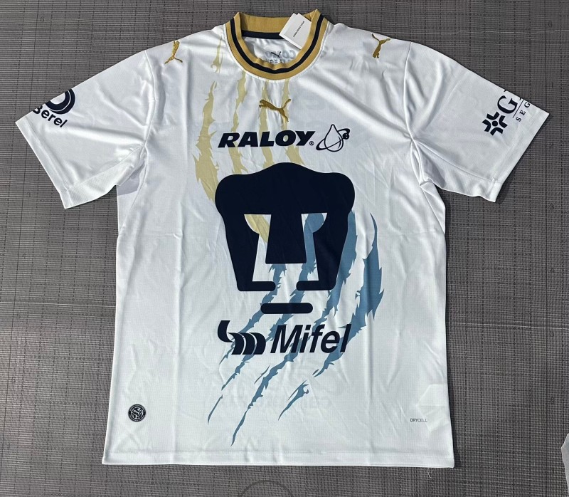2026-27 Mens Pumas UNAM home white soccer Jersey