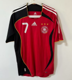 2006  Germany away red  Retro Soccer Jersey