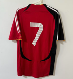 2006  Germany away red  Retro Soccer Jersey