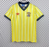 1983-86 Coventry City away Retro yellow Soccer Jersey