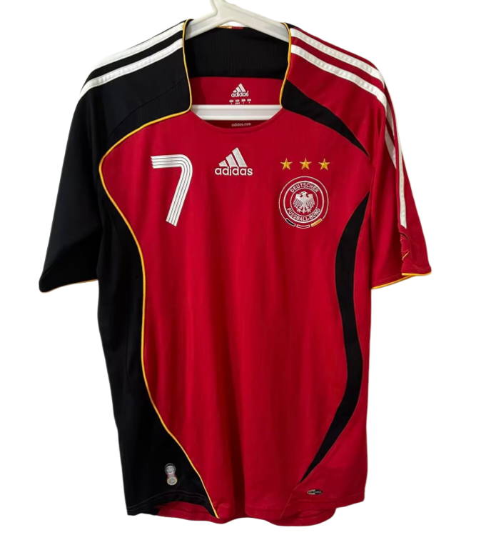 2006  Germany away red  Retro Soccer Jersey