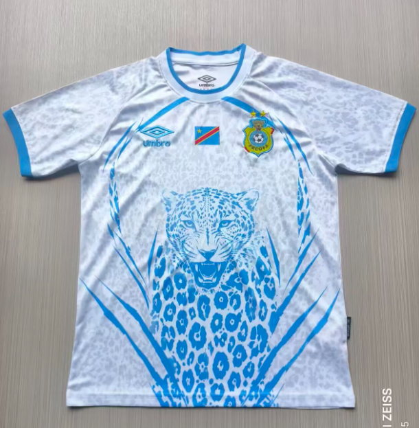 2026-27 Mens Democratic Congo away white Fans Soccer Jersey