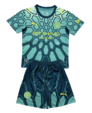 2026-27 Kids  Manchester City goalkeeper green soccer jersey