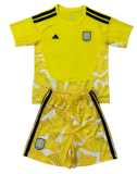 2026-27 Kids  Aston Villa goalkeeper yellow soccer Jersey
