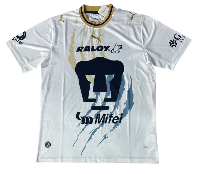 2026-27 Mens Pumas UNAM home white soccer Jersey