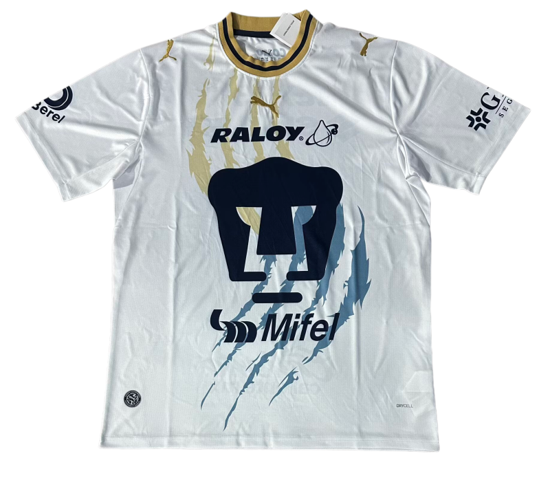 2026-27 Mens Pumas UNAM home white soccer Jersey