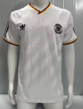 1988-90  Germany home white  Retro Soccer Jersey