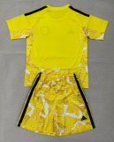 2026-27 Kids  Aston Villa goalkeeper yellow soccer Jersey