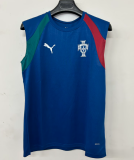 2026-27 Mens  Portugal  blue vest training suit