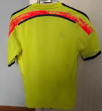 2014 Mens Japan  Retro  away yellow Soccer Jersey