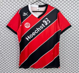 1987-90 Frankfurt Home Retro red black Soccer Jersey