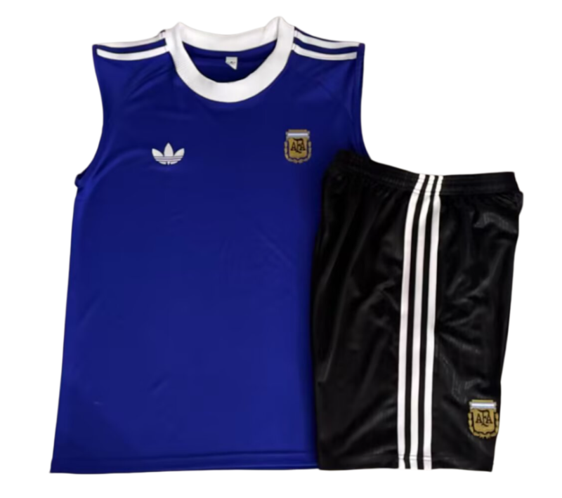 2026-27 Mens  Argentina blue vest Training Short Suit
