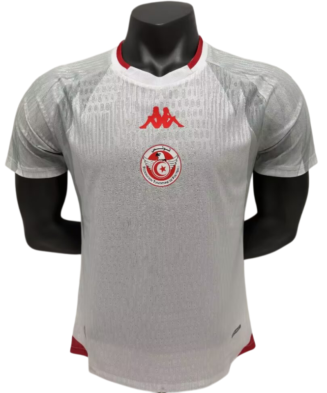 2026-27 Mens Tunisia away white Player version soccer jersey