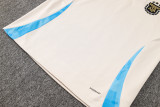 2024-25 Mens Argentina beige Half pull Training suit  B811#