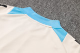 2024-25 Mens Argentina beige Half pull Training suit  B811#