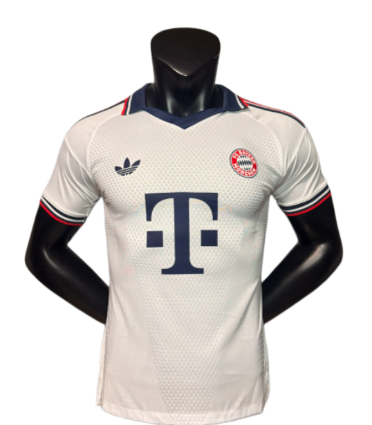 2026-27 Mens Bayern Munich  away white  Player version soccer Jersey