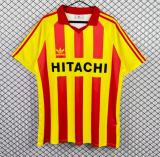 1991-92 Mens Lecce home Retro red yellow Soccer Jersey