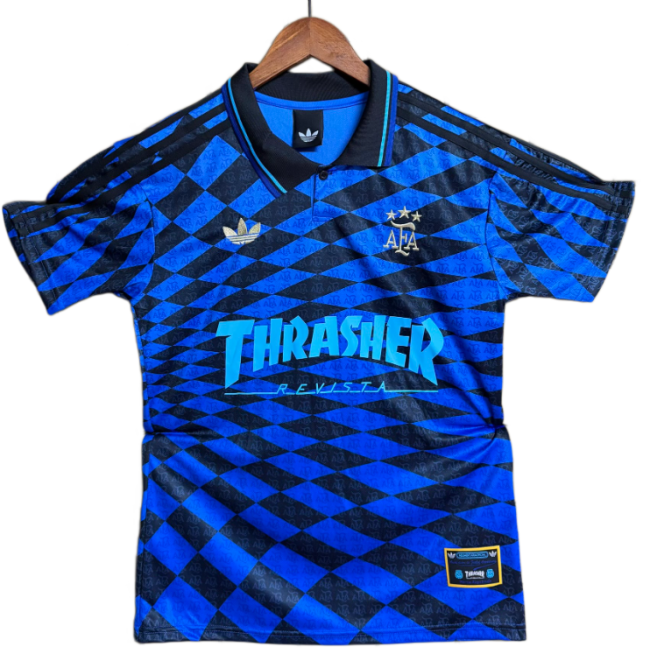 1994 Argentina Retro blue special edition Soccer Jersey